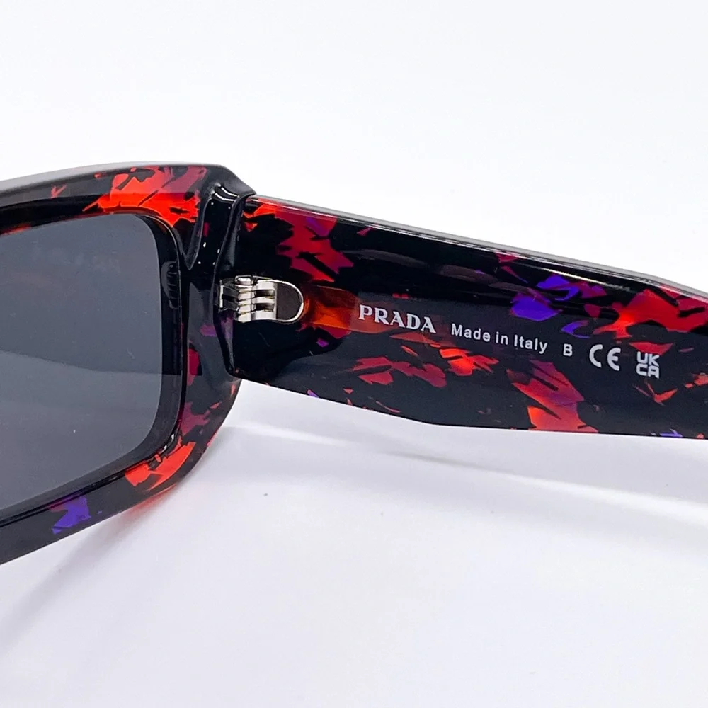 NEW PRADA PR06YSF 06V5S0 UNISEX SQUARE SUNGLASSES PRADA SPR 06Y EYEWEAR PR 06YS - Picture 11 of 13